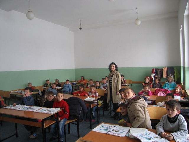 École Edmond Hoxha, classe de 5ème, Junik