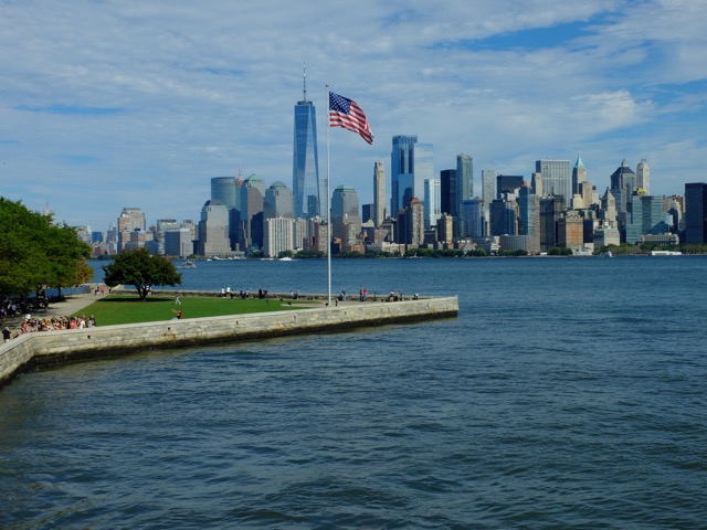 Ellis Island – vue sur Manhattan