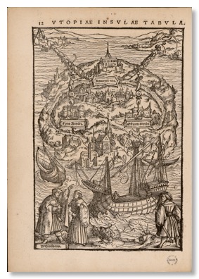Thomas More Utopia 1518 Universitätsbibliothek Basel